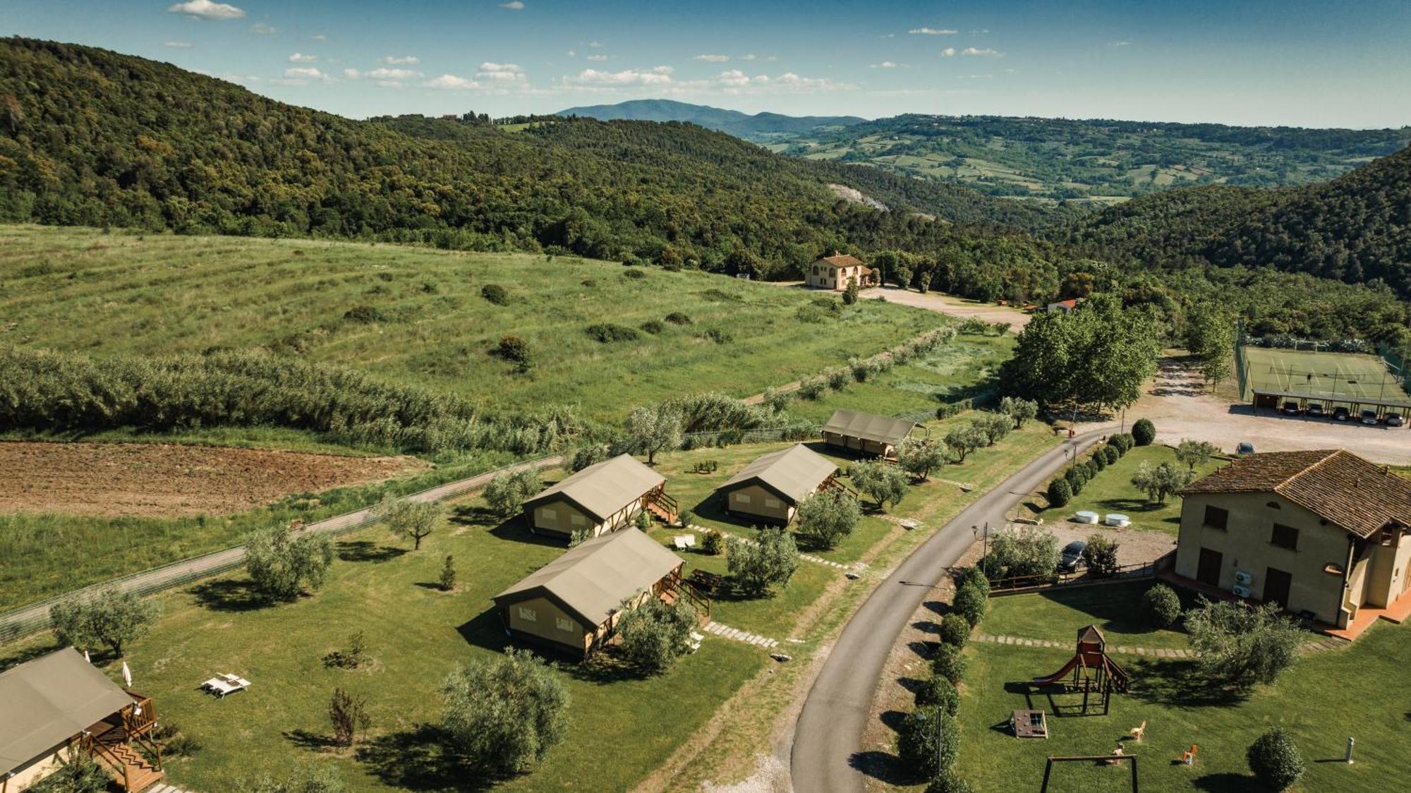 Glamping Le Tegole Luxuszelt Riparbella