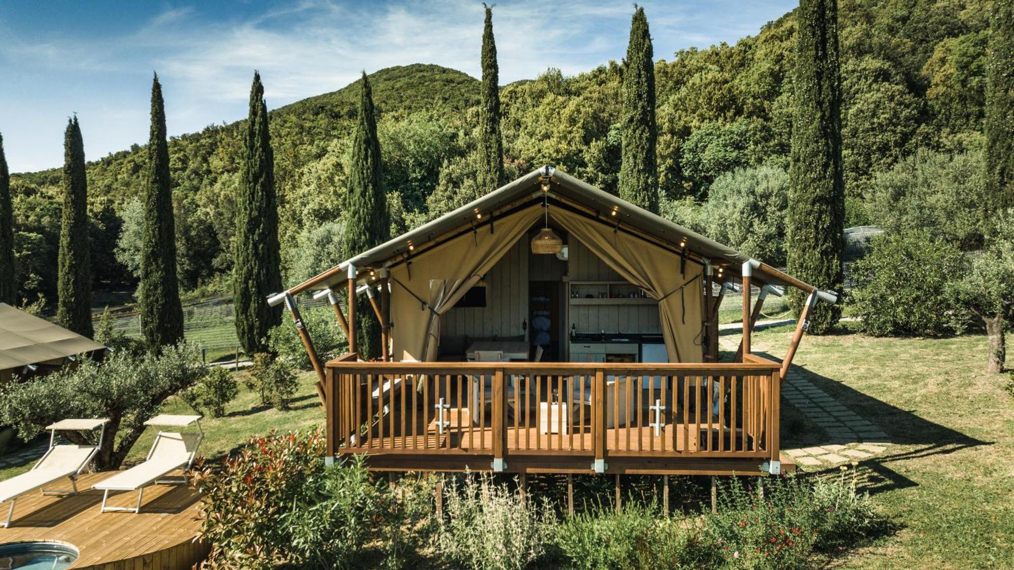 Luxuszelt Glamping Le Tegole *